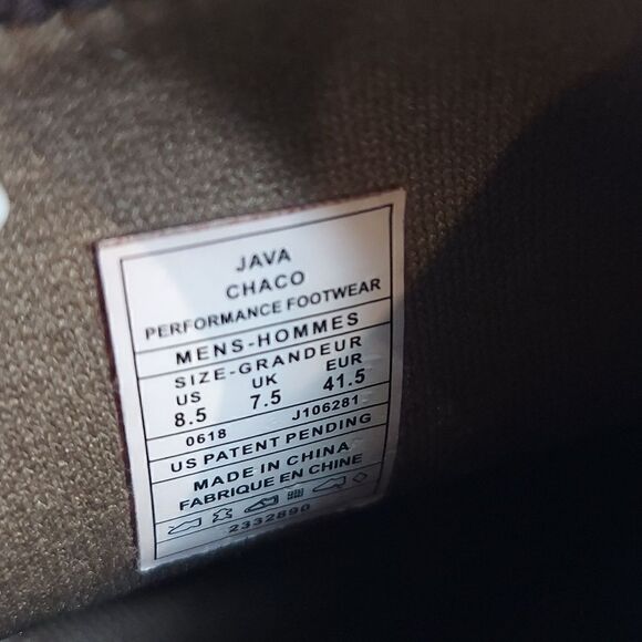 Chaco Leather Dixon Mid Casual Boots Java Size 8.5